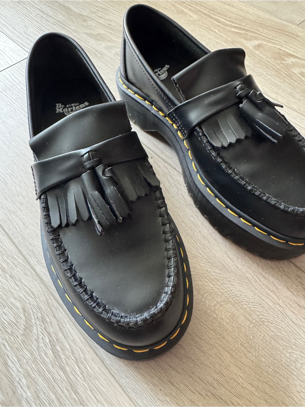 Dr. Martens Adrian Bex Smooth Leather Tassel Loafers US8